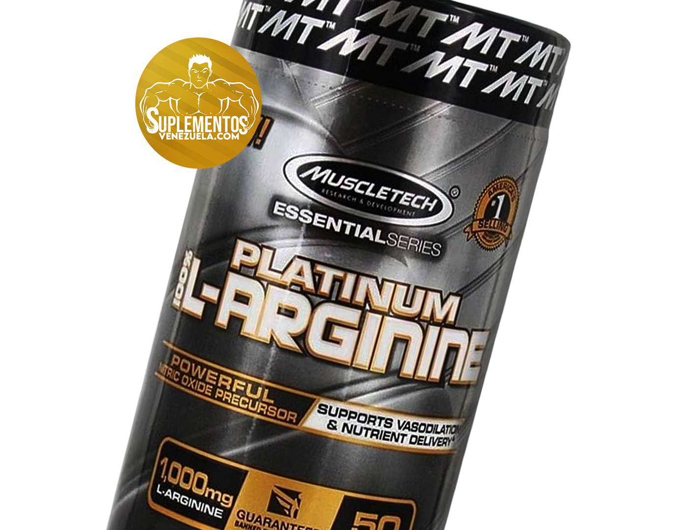  Platinum 100 L-Arginine 100ct MT Essential Series US - MUSCLETECH - AMINOACIDOS.